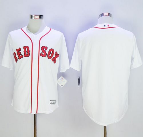 Red Sox Blank White Alternate Home New Cool Base Stitched MLB Jersey Red Sox Blank White Alternate Home New Cool Base Stitched MLB Jersey