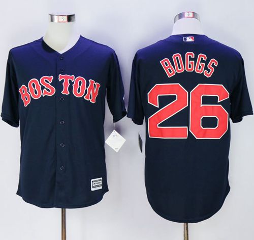 Red Sox #26 Wade Boggs Navy Blue New Cool Base Stitched MLB Jersey Red Sox #26 Wade Boggs Navy Blue New Cool Base Stitched MLB Jersey