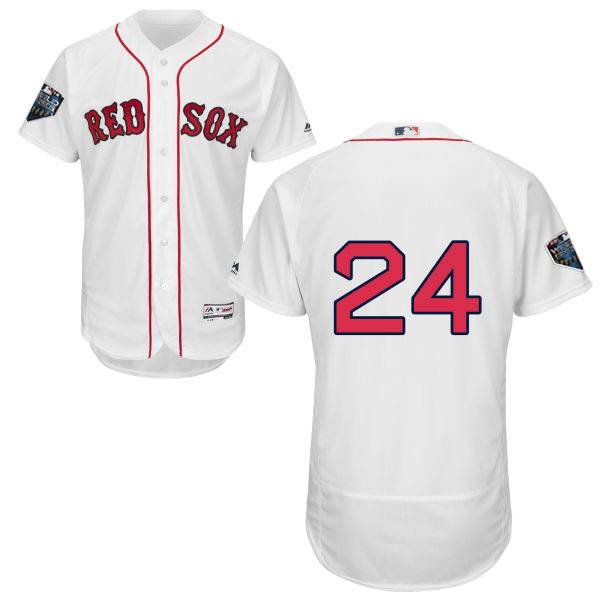 Red Sox #24 David Price White Flexbase Authentic Collection 2018 World Series Stitched MLB Jersey Red Sox #24 David Price White Flexbase Authentic Collection 2018 World Series Stitched MLB Jersey