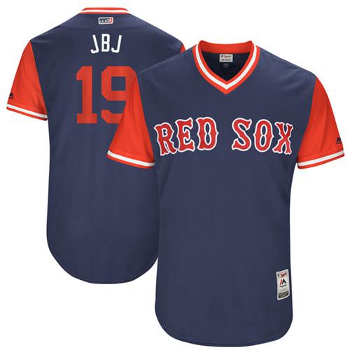 Red Sox #19 Jackie Bradley Jr Navy "JBJ" Players Weekend Authentic Stitched MLB Jersey Red Sox #19 Jackie Bradley Jr Navy "JBJ" Players Weekend Authentic Stitched MLB Jersey