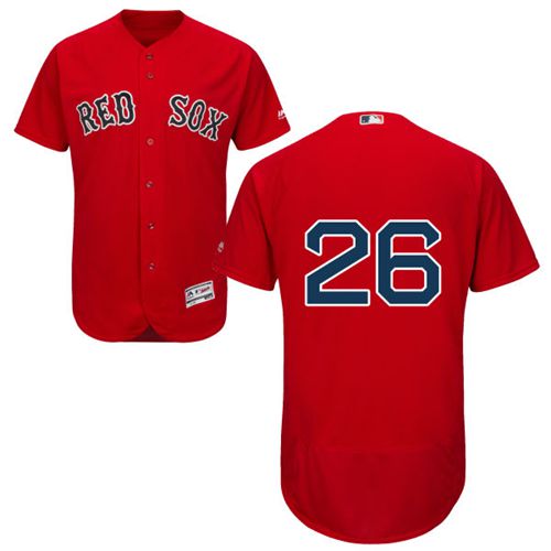 Red Sox #26 Wade Boggs Red Flexbase Authentic Collection Stitched MLB Jersey Red Sox #26 Wade Boggs Red Flexbase Authentic Collection Stitched MLB Jersey