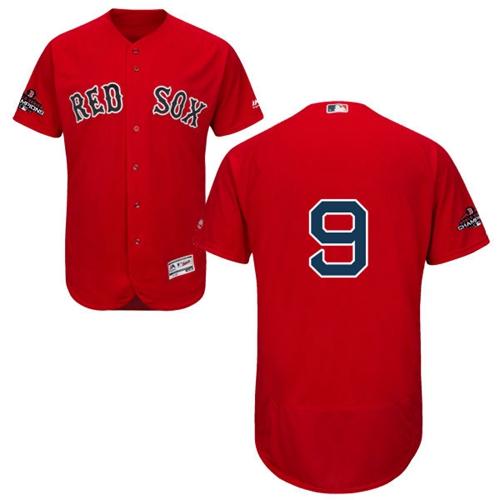 Red Sox #9 Ted Williams Red Flexbase Authentic Collection 2018 World Series Champions Stitched MLB Jersey Red Sox #9 Ted Williams Red Flexbase Authentic Collection 2018 World Series Champions Stitched MLB Jersey