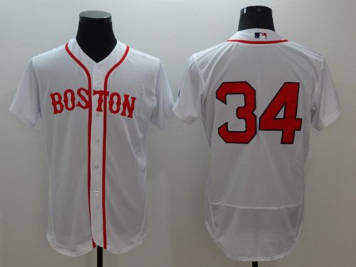 Red Sox #34 David Ortiz White Flexbase Authentic Collection Alternate Home Stitched MLB Jersey Red Sox #34 David Ortiz White Flexbase Authentic Collection Alternate Home Stitched MLB Jersey