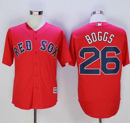 Red Sox #26 Wade Boggs Red New Cool Base Stitched MLB Jersey Red Sox #26 Wade Boggs Red New Cool Base Stitched MLB Jersey