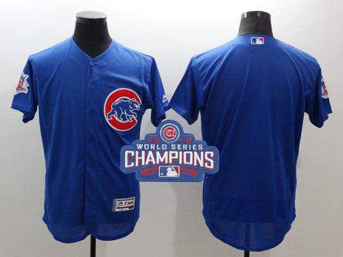 Cubs Blank Blue Flexbase Authentic Collection 2016 World Series Champions Stitched MLB Jersey Cubs Blank Blue Flexbase Authentic Collection 2016 World Series Champions Stitched MLB Jersey
