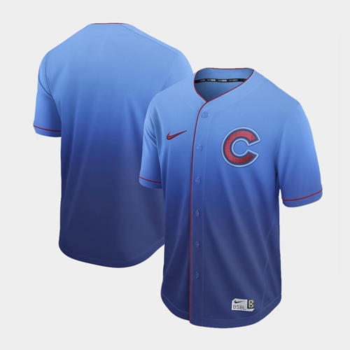 Nike Cubs Blank Royal Fade Authentic Stitched MLB Jersey Nike Cubs Blank Royal Fade Authentic Stitched MLB Jersey