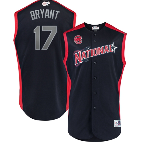 Cubs #17 Kris Bryant Navy 2019 All-Star National League Stitched MLB Jersey Cubs #17 Kris Bryant Navy 2019 All-Star National League Stitched MLB Jersey