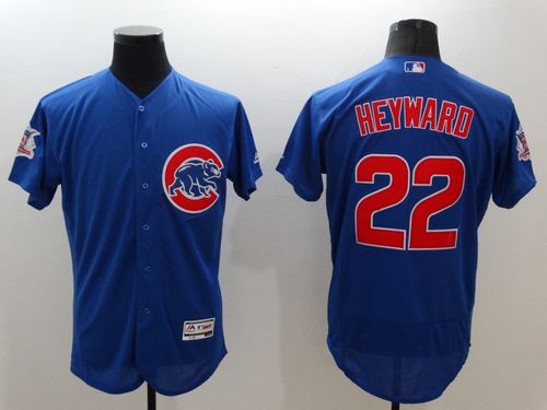 Cubs #22 Jason Heyward Blue Flexbase Authentic Collection Stitched MLB Jersey Cubs #22 Jason Heyward Blue Flexbase Authentic Collection Stitched MLB Jersey
