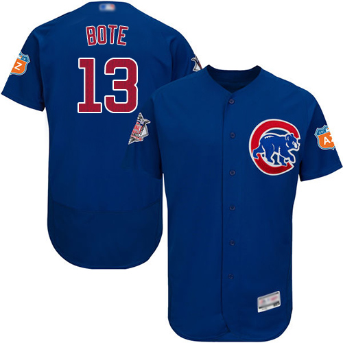 Cubs #13 David Bote Blue Flexbase Authentic Collection Stitched MLB Jersey Cubs #13 David Bote Blue Flexbase Authentic Collection Stitched MLB Jersey