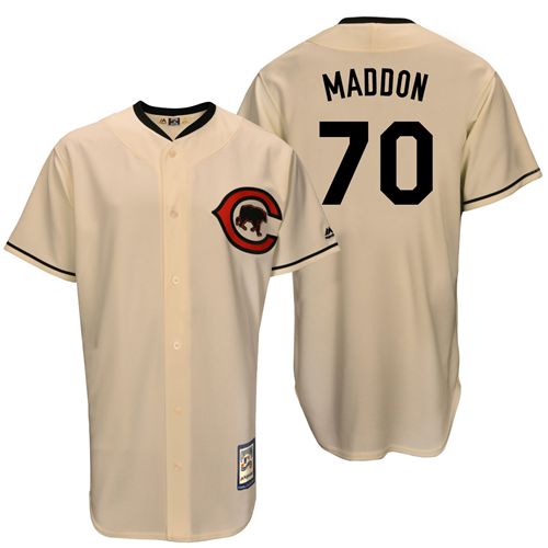 Mitchell And Ness Cubs #70 Joe Maddon Cream Throwback Stitched MLB Jersey Mitchell And Ness Cubs #70 Joe Maddon Cream Throwback Stitched MLB Jersey