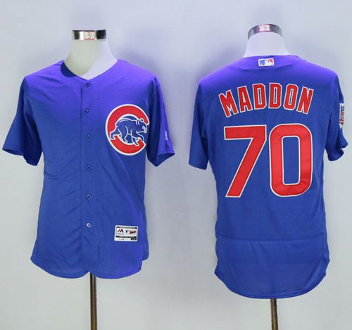 Cubs #70 Joe Maddon Blue Flexbase Authentic Collection Stitched MLB Jersey Cubs #70 Joe Maddon Blue Flexbase Authentic Collection Stitched MLB Jersey
