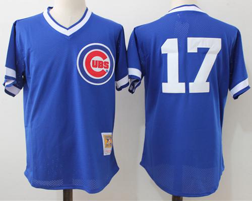 Mitchell And Ness Cubs #17 Kris Bryant Blue Throwback Stitched MLB Jersey Mitchell And Ness Cubs #17 Kris Bryant Blue Throwback Stitched MLB Jersey