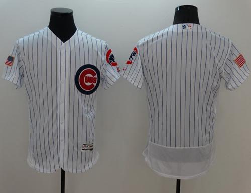 Cubs Blank White Fashion Stars & Stripes Flexbase Authentic Stitched MLB Jersey Cubs Blank White Fashion Stars & Stripes Flexbase Authentic Stitched MLB Jersey