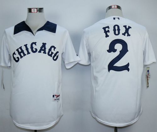 White Sox #2 Nellie Fox White 1976 Turn Back The Clock Stitched MLB Jersey White Sox #2 Nellie Fox White 1976 Turn Back The Clock Stitched MLB Jersey
