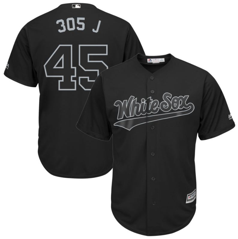 White Sox #45 Michael Jordan Black "305 J" Players Weekend Cool Base Stitched MLB Jersey White Sox #45 Michael Jordan Black "305 J" Players Weekend Cool Base Stitched MLB Jersey