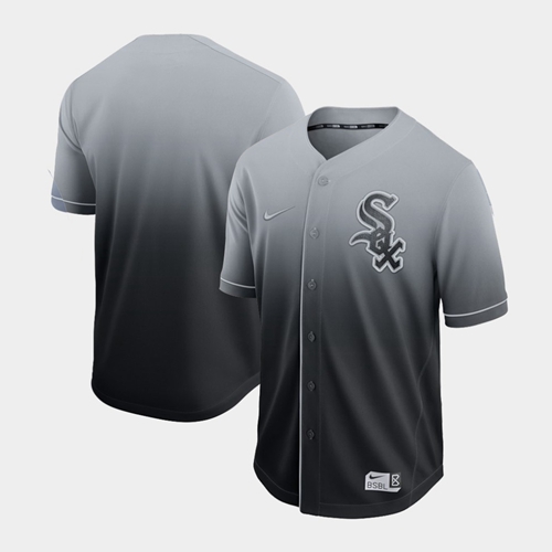 Nike White Sox Blank Black Fade Authentic Stitched MLB Jersey Nike White Sox Blank Black Fade Authentic Stitched MLB Jersey