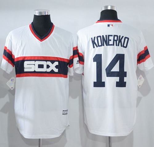 White Sox #14 Paul Konerko White New Cool Base Alternate Home Stitched MLB Jersey White Sox #14 Paul Konerko White New Cool Base Alternate Home Stitched MLB Jersey