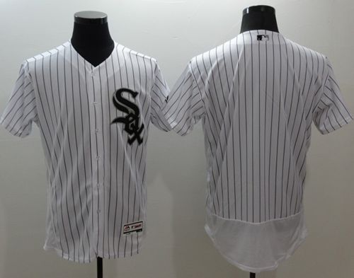 White Sox Blank White(Black Strip) Flexbase Authentic Collection Stitched MLB Jersey White Sox Blank White(Black Strip) Flexbase Authentic Collection Stitched MLB Jersey