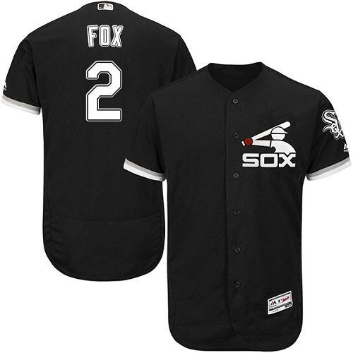 White Sox #2 Nellie Fox Black Flexbase Authentic Collection Stitched MLB Jersey White Sox #2 Nellie Fox Black Flexbase Authentic Collection Stitched MLB Jersey