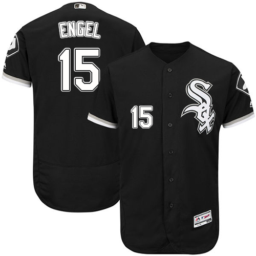 White Sox #15 Adam Engel Black Flexbase Authentic Collection Stitched MLB Jersey White Sox #15 Adam Engel Black Flexbase Authentic Collection Stitched MLB Jersey