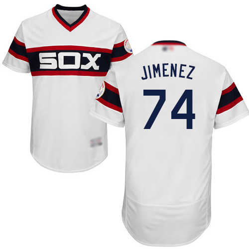 White Sox #74 Eloy Jimenez White Flexbase Authentic Collection Alternate Home Stitched MLB Jerseys White Sox #74 Eloy Jimenez White Flexbase Authentic Collection Alternate Home Stitched MLB Jerseys
