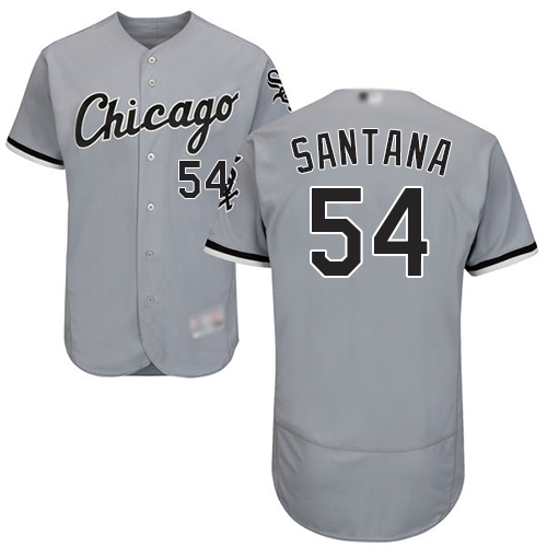 White Sox #54 Ervin Santana Grey Flexbase Authentic Collection Stitched MLB Jersey White Sox #54 Ervin Santana Grey Flexbase Authentic Collection Stitched MLB Jersey