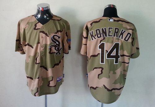White Sox #14 Paul Konerko Camo Commemorative Military Day Cool Base Stitched MLB Jersey White Sox #14 Paul Konerko Camo Commemorative Military Day Cool Base Stitched MLB Jersey