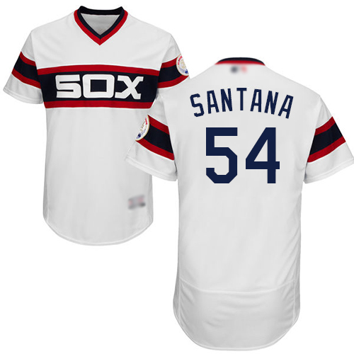 White Sox #54 Ervin Santana White Flexbase Authentic Collection Alternate Home Stitched MLB Jersey White Sox #54 Ervin Santana White Flexbase Authentic Collection Alternate Home Stitched MLB Jersey