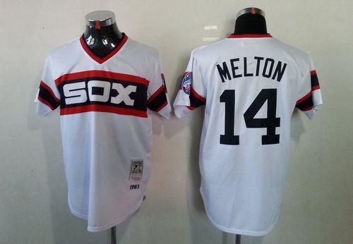 Mitchell And Ness 1983 White Sox #14 Bill Melton White Throwback Stitched MLB Jersey Mitchell And Ness 1983 White Sox #14 Bill Melton White Throwback Stitched MLB Jersey