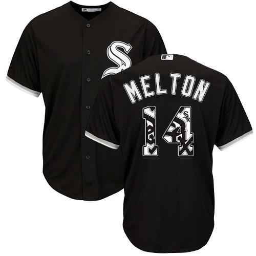 White Sox #14 Bill Melton Black Team Logo Fashion Stitched MLB Jersey White Sox #14 Bill Melton Black Team Logo Fashion Stitched MLB Jersey
