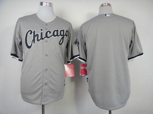 White Sox Blank Grey Cool Base Stitched MLB Jersey White Sox Blank Grey Cool Base Stitched MLB Jersey