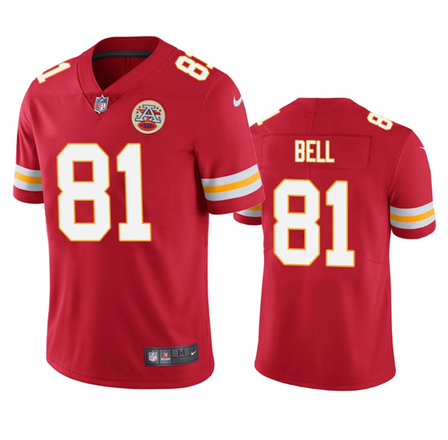 Men’s Kansas City Chiefs #81 Blake Bell Red Vapor Untouchable Limited Stitched Jersey Men’s Kansas City Chiefs #81 Blake Bell Red Vapor Untouchable Limited Stitched Jersey