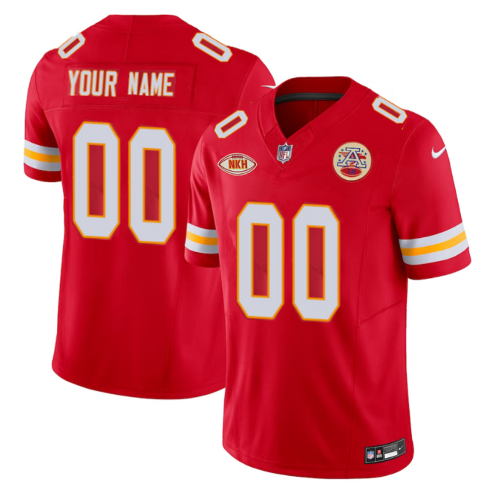 Men's Kansas City Chiefs Active Player Custom Red 2023 F.U.S.E. Vapor Untouchable Limited Stitched Football Jersey Men's Kansas City Chiefs Active Player Custom Red 2023 F.U.S.E. Vapor Untouchable Limited Stitched Football Jersey