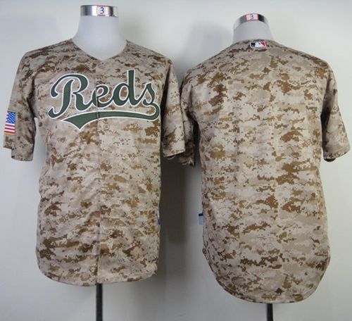 Reds Blank Camo Alternate Cool Base Stitched MLB Jersey Reds Blank Camo Alternate Cool Base Stitched MLB Jersey