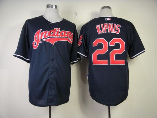 Indians #22 Jason Kipnis Navy Blue Cool Base Stitched MLB Jersey Indians #22 Jason Kipnis Navy Blue Cool Base Stitched MLB Jersey