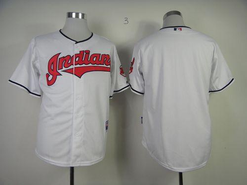 Indians Blank White Cool Base Stitched MLB Jersey Indians Blank White Cool Base Stitched MLB Jersey
