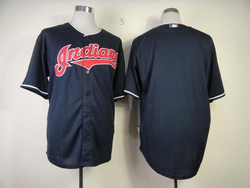 Indians Blank Navy Blue Cool Base Stitched MLB Jersey Indians Blank Navy Blue Cool Base Stitched MLB Jersey