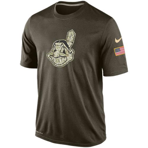 Men's Cleveland Indians Salute To Service Nike Dri-FIT T-Shirt Men's Cleveland Indians Salute To Service Nike Dri-FIT T-Shirt