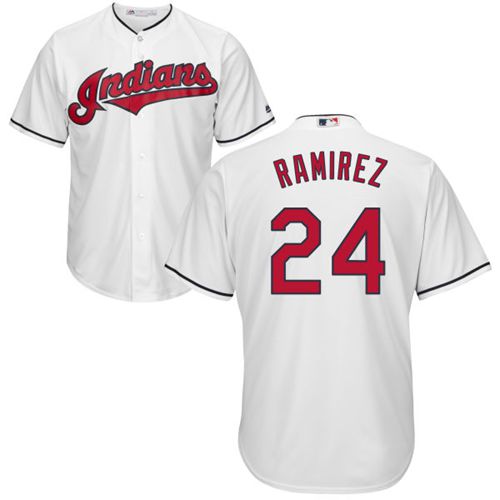 Indians #24 Manny Ramirez White New Cool Base Stitched MLB Jersey Indians #24 Manny Ramirez White New Cool Base Stitched MLB Jersey
