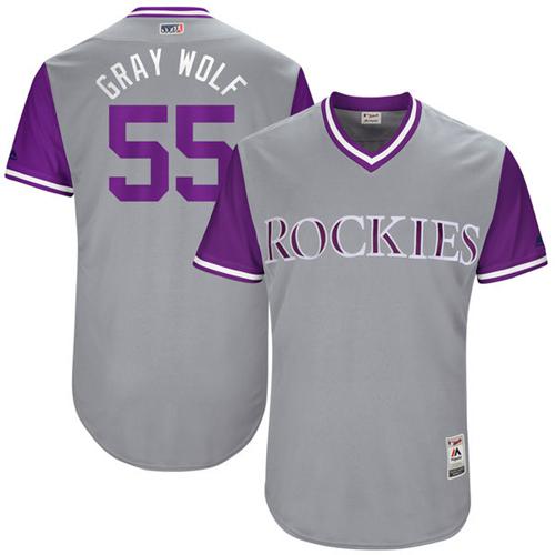 Rockies #55 Jon Gray Gray 