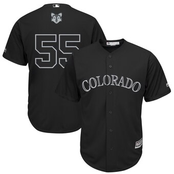 Colorado Rockies #55 Jon Gray Majestic 2019 Players' Weekend Cool Base Player Jersey Black