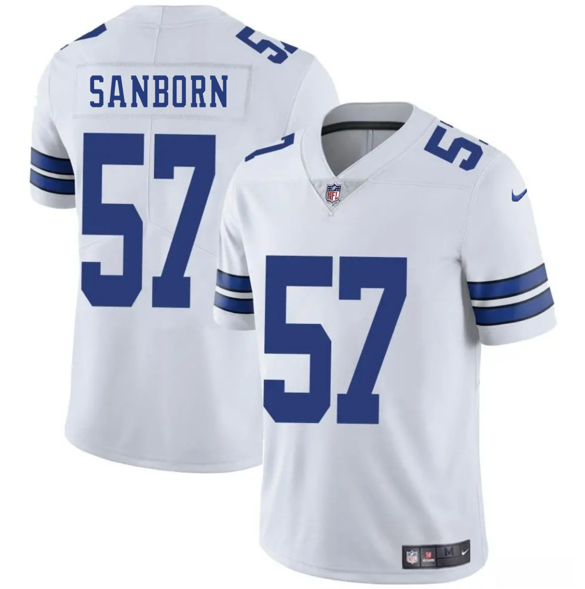 Men's Dallas Cowboys #57 Jack Sanborn White 2025 Vapor Untouchable Limited Stitched Football Jersey