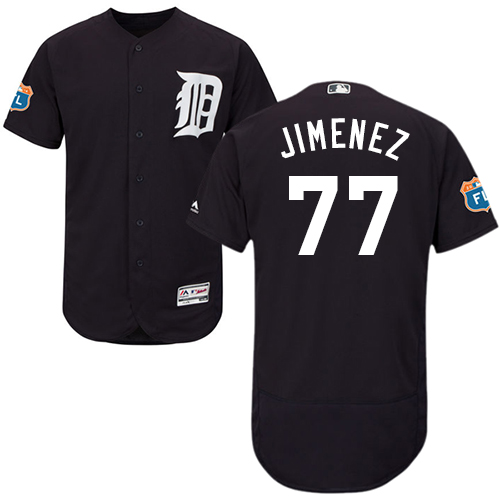 Tigers #77 Joe Jimenez Navy Blue Flexbase Authentic Collection Stitched MLB Jersey Tigers #77 Joe Jimenez Navy Blue Flexbase Authentic Collection Stitched MLB Jersey