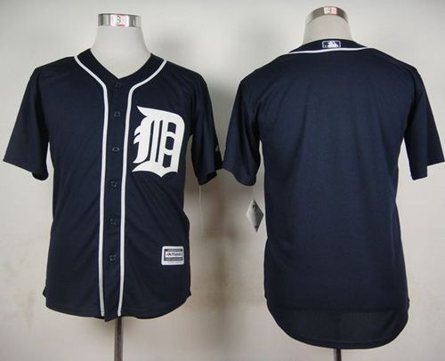 Tigers Blank Navy Blue Cool Base Stitched MLB Jersey Tigers Blank Navy Blue Cool Base Stitched MLB Jersey