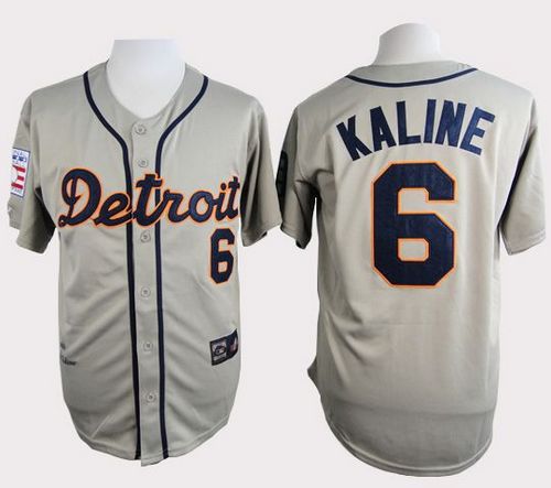 Tigers #6 Al Kaline Grey Cooperstown Throwback Stitched MLB Jersey Tigers #6 Al Kaline Grey Cooperstown Throwback Stitched MLB Jersey