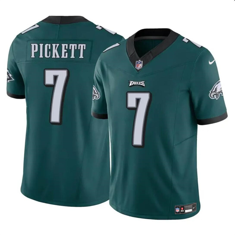 Men's Philadelphia Eagles #7 Kenny Pickett Green 2023 F.U.S.E Vapor Untouchable Limited Stitched Football Jersey Men's Philadelphia Eagles #7 Kenny Pickett Green 2023 F.U.S.E Vapor Untouchable Limited Stitched Football Jersey