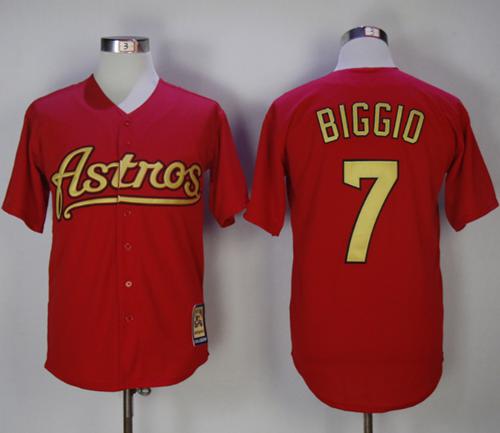 Astros #7 Craig Biggio Red 2002-2012 Turn Back The Clock Stitched MLB Jersey Astros #7 Craig Biggio Red 2002-2012 Turn Back The Clock Stitched MLB Jersey