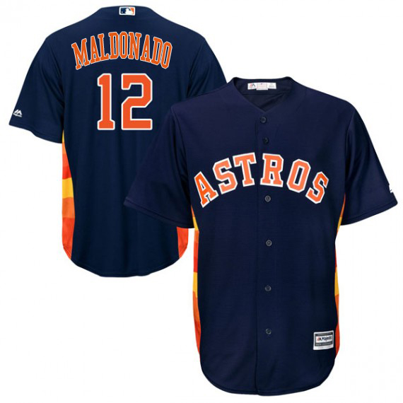 Astros #12 Martin Maldonado Navy Blue New Cool Base Stitched MLB Jersey Astros #12 Martin Maldonado Navy Blue New Cool Base Stitched MLB Jersey