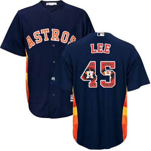 Astros #45 Carlos Lee Navy Blue Team Logo Fashion Stitched MLB Jersey Astros #45 Carlos Lee Navy Blue Team Logo Fashion Stitched MLB Jersey