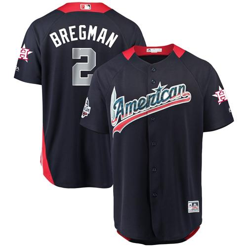 Astros #2 Alex Bregman Navy Blue 2018 All-Star American League Stitched MLB Jersey Astros #2 Alex Bregman Navy Blue 2018 All-Star American League Stitched MLB Jersey